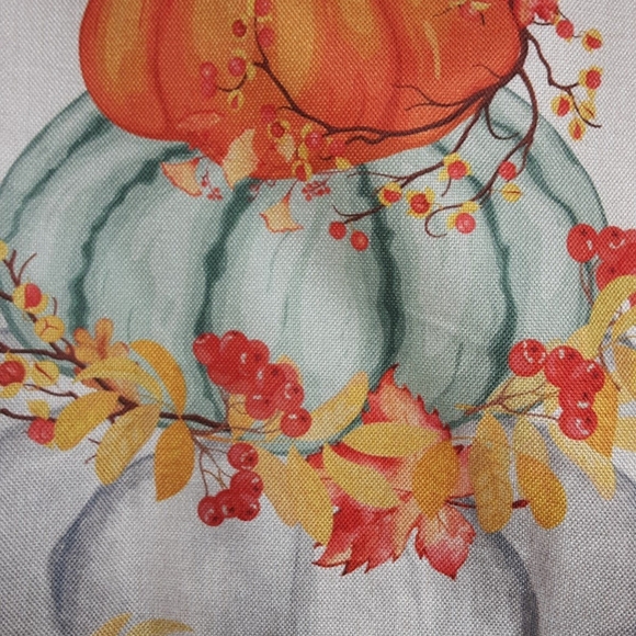 NEW Set of 4 Fall/Thanksgiving Pillowcovers - nice bright fall colors! - Picture 3 of 11